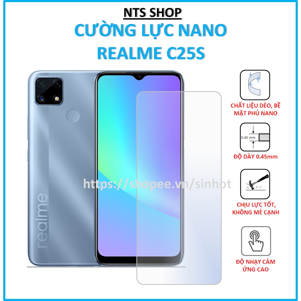 Dán cường lực dẻo bảo vệ màn hình REALME C25S