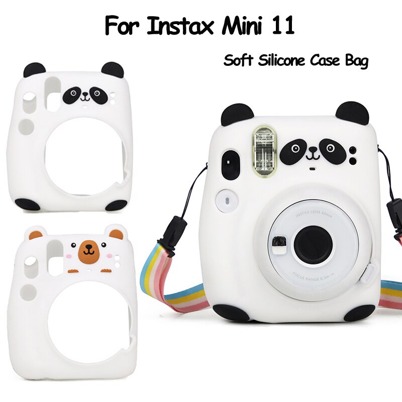 Case Silicon Mềm Mại Bảo Vệ Cho Bộ Máy Chụp Ảnh Lấy Ngay Fujifilm Instax Mini 11 Camera