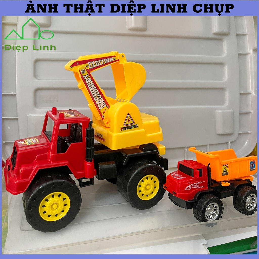 Đồ Chơi Xe Mô Hình Công Trình Xây Dựng, Ô tô Đồ Chơi Loại Lớn Cho Bé Trai - Hàng Việt Nam