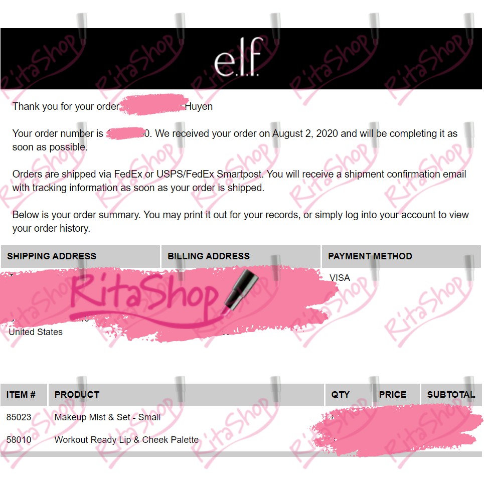 ( Bb221 ) [BILL MỸ - CANADA] Xịt khoáng giữ & khóa lớp makeup Elf Makeup Mist & Set - dupe của xịt khoáng giữ lớp trang 