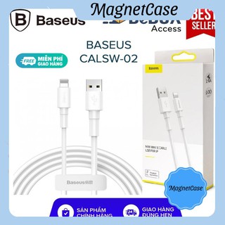 Cáp sạc lightning baseus calsw-02 dành cho iphone/ipad dài 1m max 2.4a