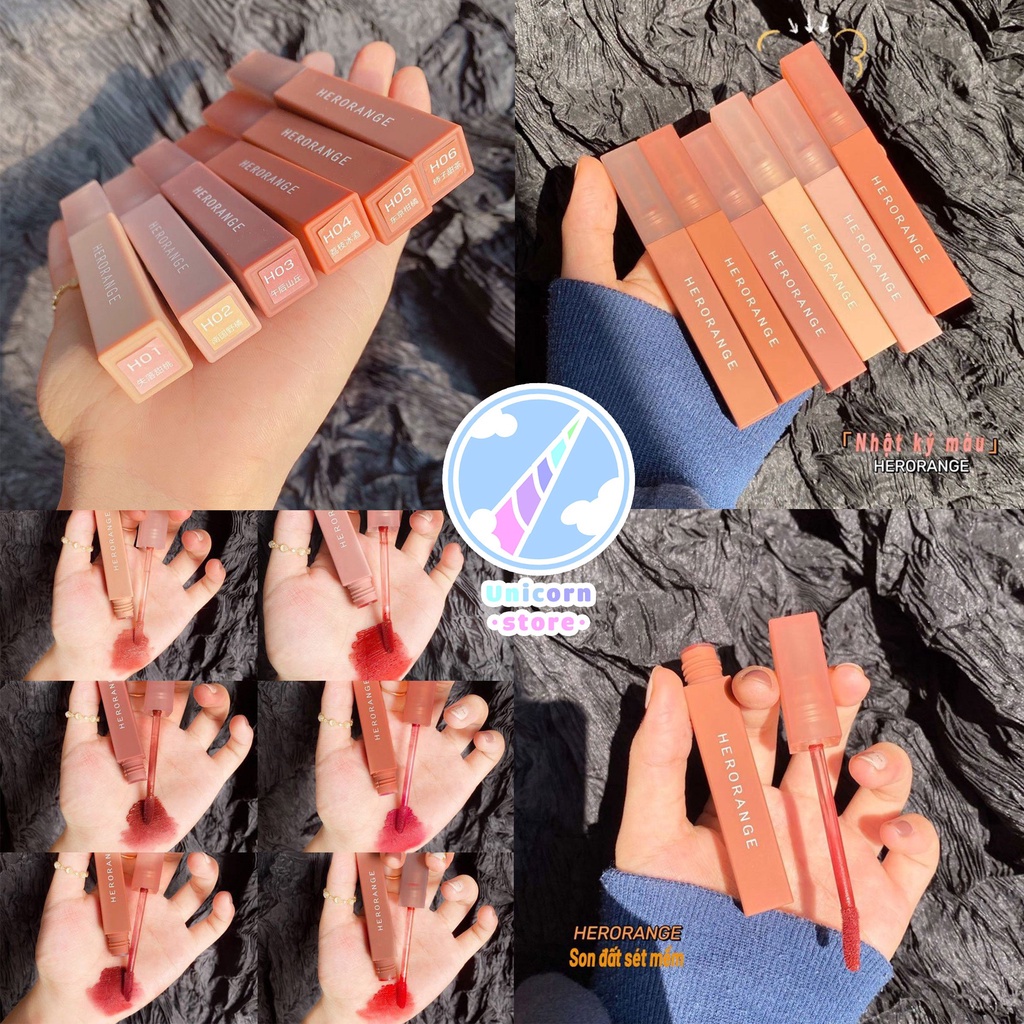 Son Kem Lì Herorange Mud Velvet Matte Lipstick - TC423