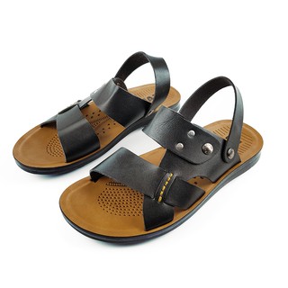 Dép sandal nam da siêu mềm vnxk de89