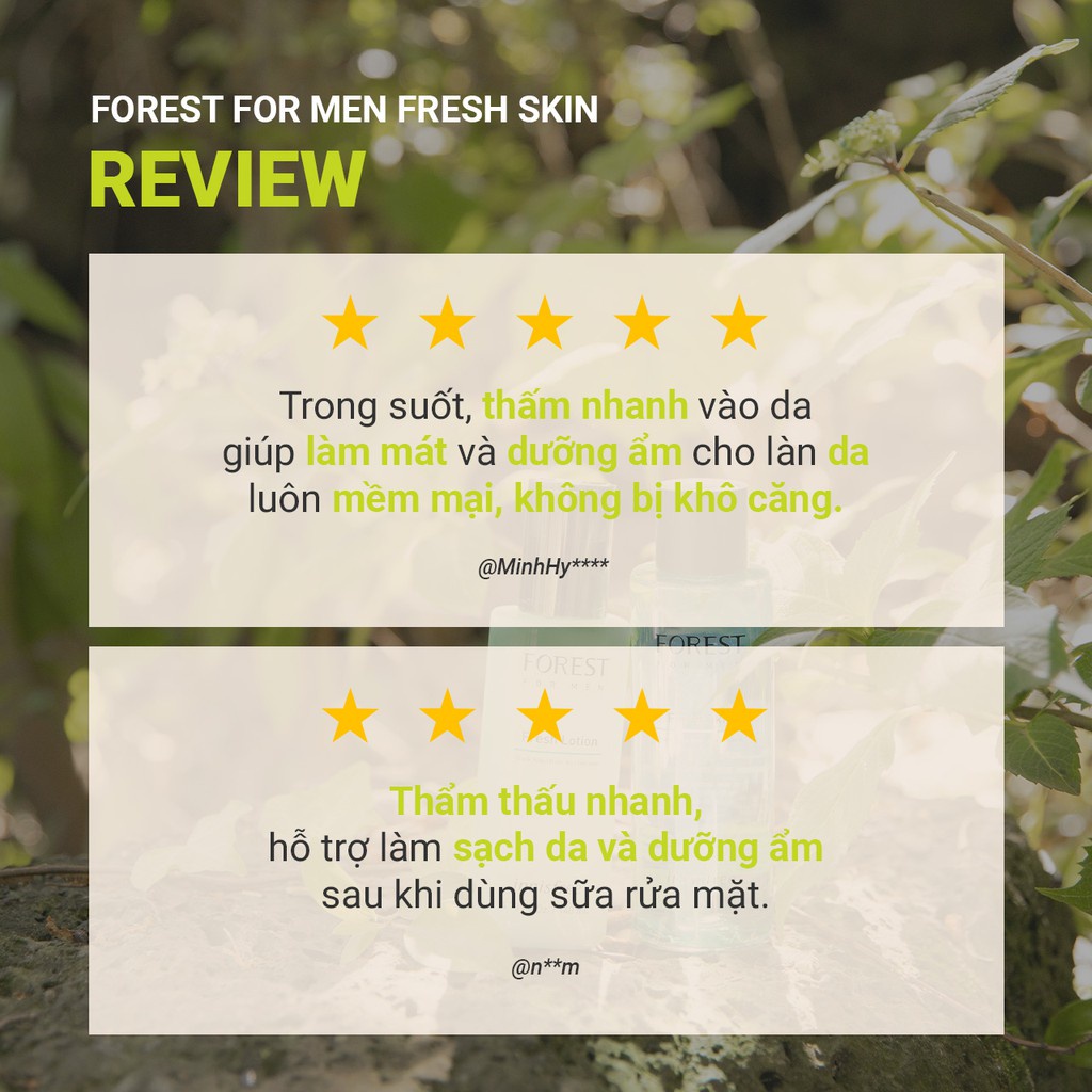 [Mã COSIF05 giảm 10% đơn 400K] Nước cân bằng innisfree Forest for men Fresh Skin 180ml