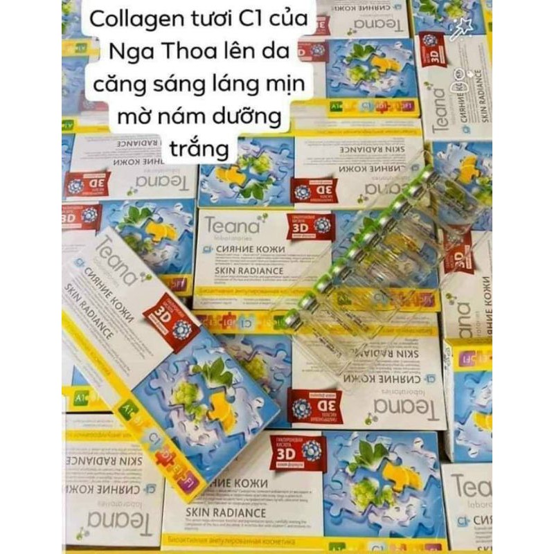 COLLAGEN TƯƠI TEANA C1 CỦA NGA TRẮNG DA CHỐNG LÃO HÓA.