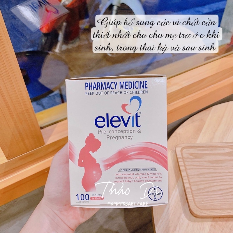 Vitamin Elevit Bầu, Sau Sinh - Úc