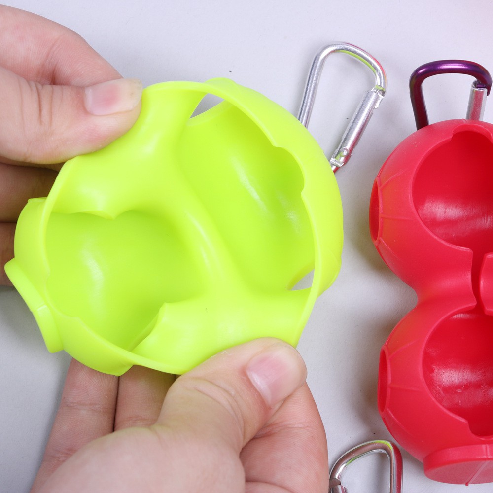 Vỏ bọc silicon mềm bảo vệ bóng golf kèm móc treo tiện dụng