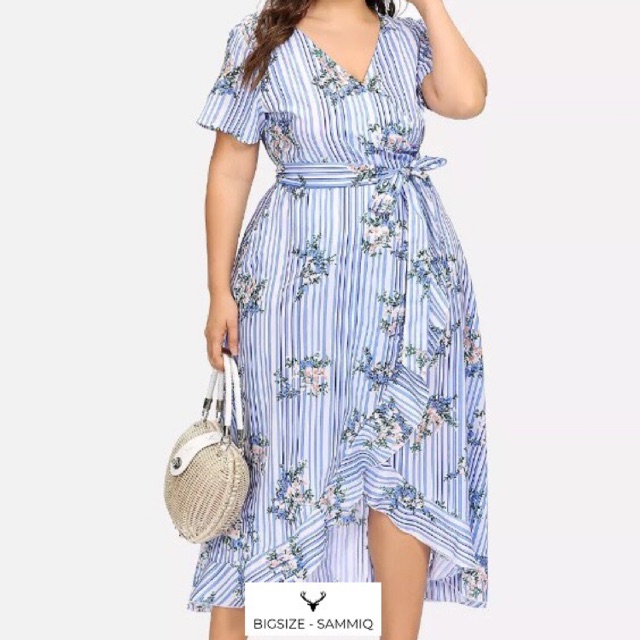 Đầm hoạ tiết bigsize