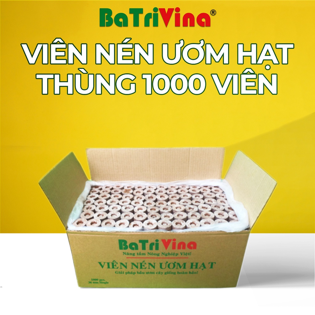 Thùng 1000 Viên nén ươm hạt BATRIVINA