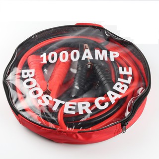 Bộ 2 Dây Câu Bình Ắc Quy 1000AMP Dài 3 M Bọc Nhựa Đầu Kẹp