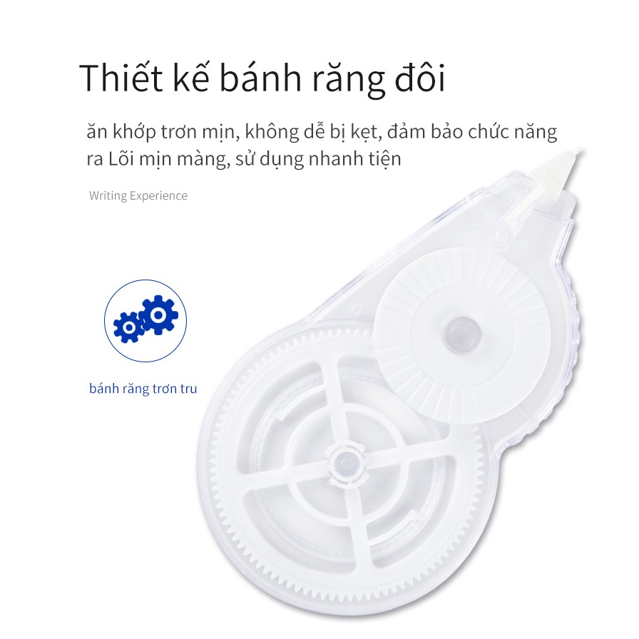 Bút Xóa Kéo Dung Lượng Lớn Màu Trắng - BAOKE/KF3030