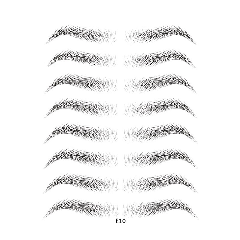 (hàng Mới Về) Nhãn Dán Hình Xăm Lông Mày / Lông Mi / Lông Mày 3d Chuyển Nước Độc Đáo | BigBuy360 - bigbuy360.vn