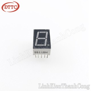 Bộ 10 Chiếc LED 7 Thanh 0.56inch 1 Số Màu Đỏ (Katot Chung)