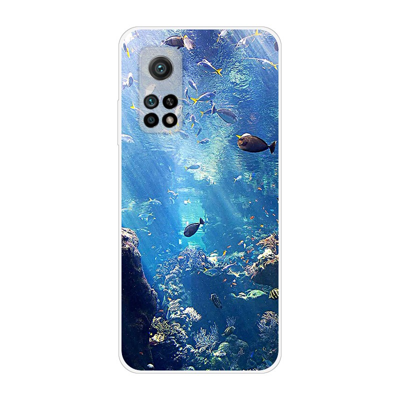 Ốp Lưng Tpu Silicone Họa Tiết Hoạt Hình Đáng Yêu Cho Xiaomi Mi 10t Pro 5g