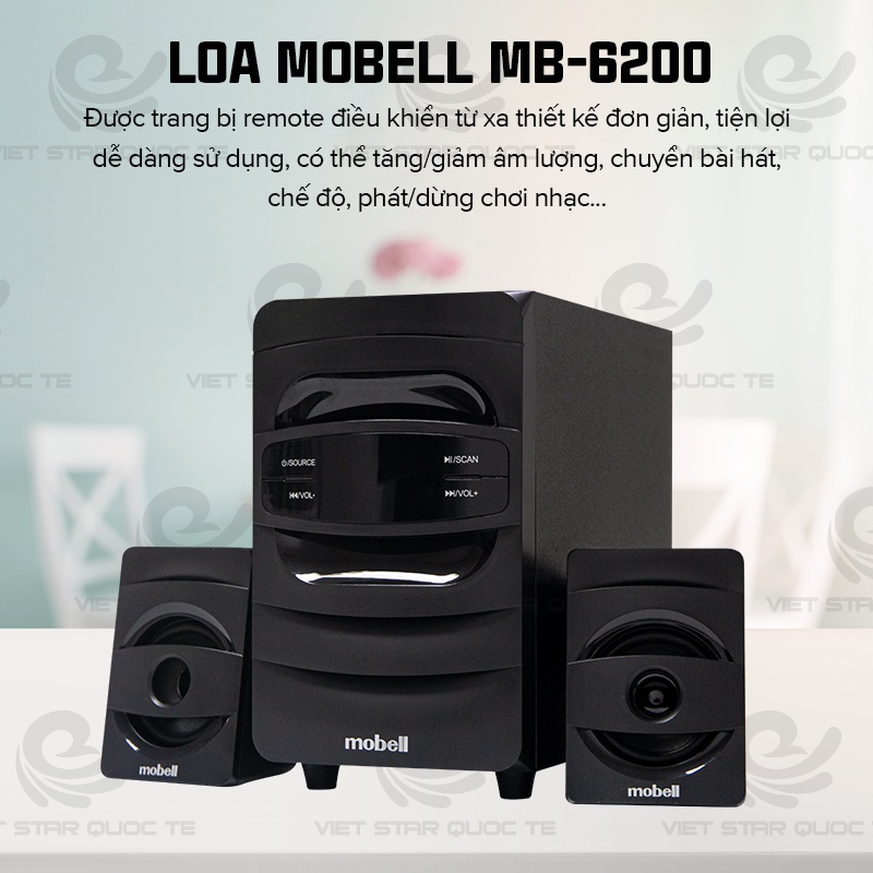 Loa mobell MB-6200, kết nối blutooth, USB màn hình LED, thanh âm tuyệt đỉnh, công suất lớn, bảo hành 12 tháng