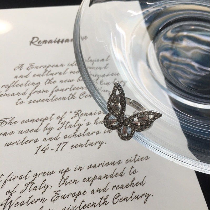 Nhẫn Hở Hình Bướm / Trái Tim Phong Cách Hàn Quốc Cao Cấp