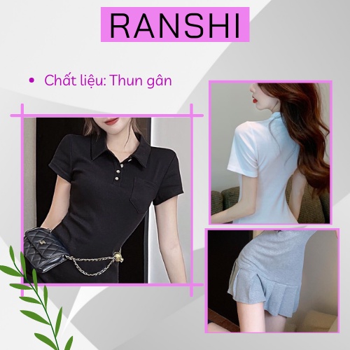 Váy Polo Đuôi Cá RANSHI Đầm Body Trẻ Trung Chất Thun Gân Dày Dặn Che Khuyết Điểm HÀNG LOẠI 1 - RBD019