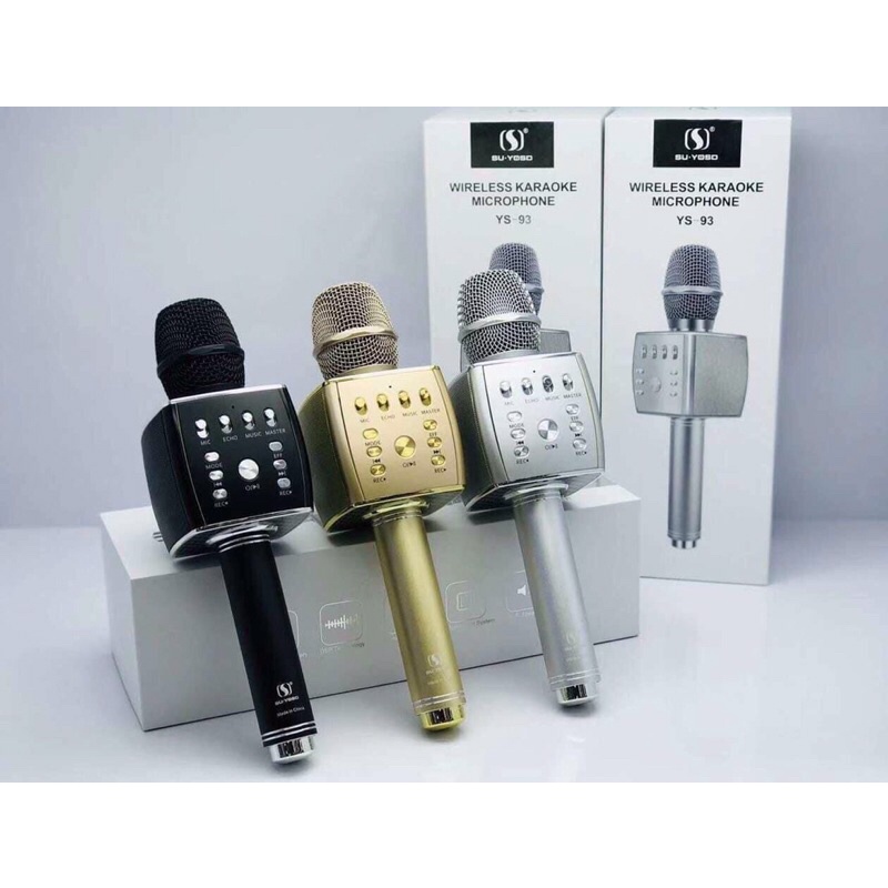 Mic karaoke Ys-93 kèm loa Bluetooth 3in1 tuyệt đỉnh âm thanh