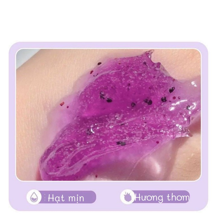 Gel Tẩy Tế Bào Chết Toàn Thân Mâm Xôi Đen GinBi 200ml Dưỡng Trắng Da An Toàn, Hiệu Quả