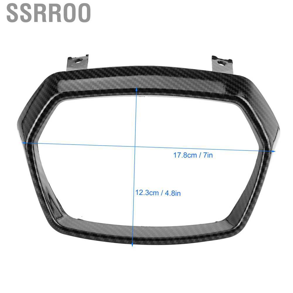 Ssrroo ABS Headlight Guard Cover Bezel Protection Fit for VESPA Sprint 125/150 2017-2020