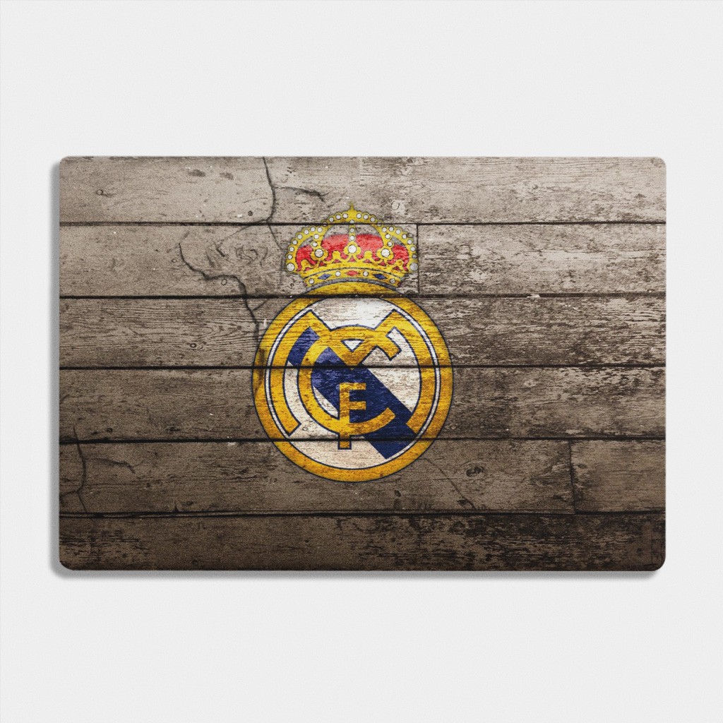 Bộ skin dán laptop mẫu Logo Real Madrid / Có decal dán cho tất cả các hãng máy tính