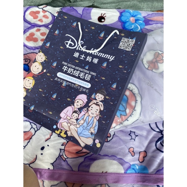 Chăn Tuyết disney cho bé kt 110*150 và kt 150*200 kèm túi đựng xinh xắn sẵn tại cửa hàng Sam-stote