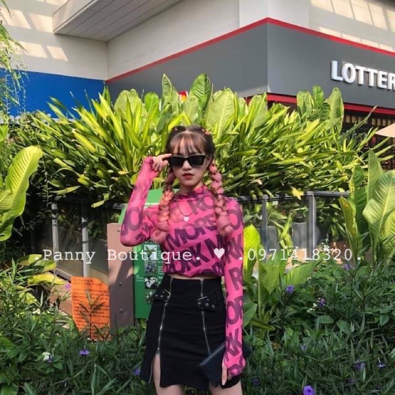 Chân đầm kéo khoá khuy cài cá tính, style ulzzang Hàn Quốc 🌻 Panny Boutique 🌻