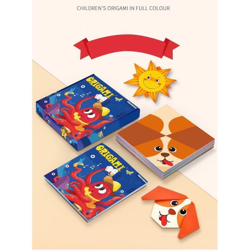 Bộ Gấp Giấy FUN ORIGAMI 144 Tờ