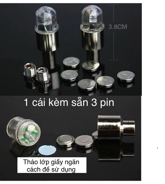 ĐÈN VAN XE 7 MÀU XE ĐẠP ĐIỆN, XE MÁY (MẪU TRÒN- GIÁ 1 CẶP)