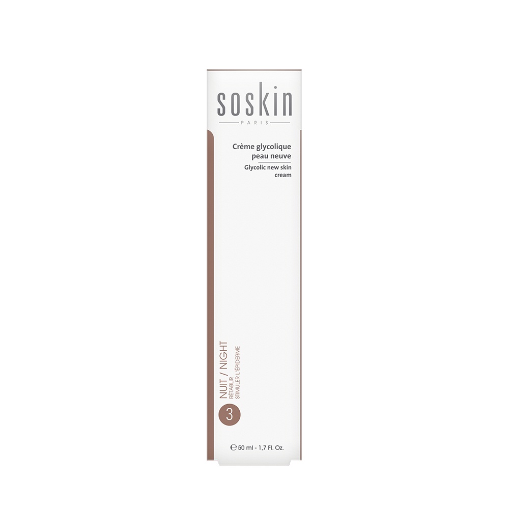 Kem Tái Tạo - Peel Da Sinh Học SOSKIN Glycolic New Skin Cream 50ml | BigBuy360 - bigbuy360.vn