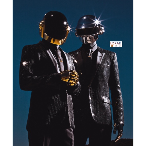 Mô Hình Nhân Vật Bearbrick × Daft Punk - Thomas Bangalter & Homem-Christo 400% 28cm