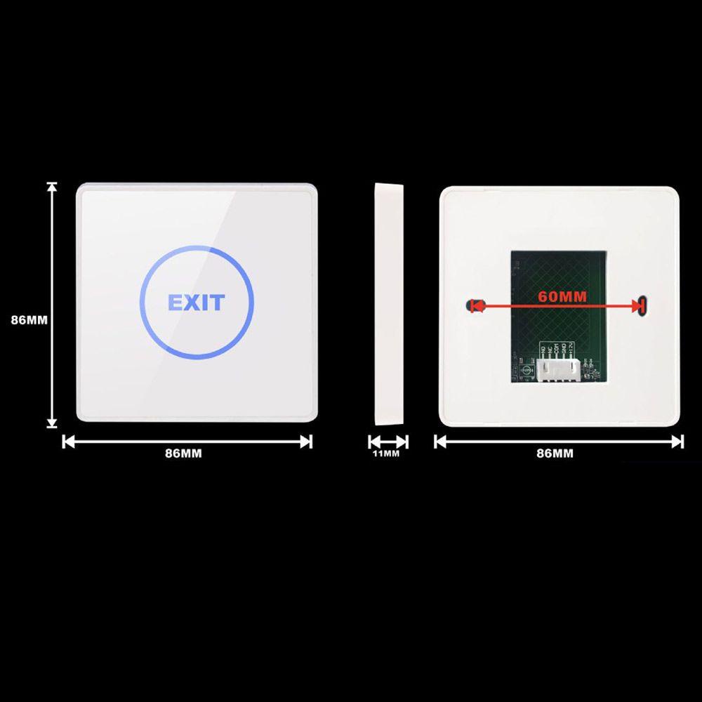Công Tắc Cảm Ứng Cửa Kính Cường Lực 86mm Chất Lượng Cao