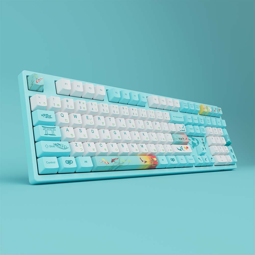 Bàn Phím Cơ AKKO 3108 v2 Monet’s Pond - Akko Switch V2 - Hàng Chính Hãng