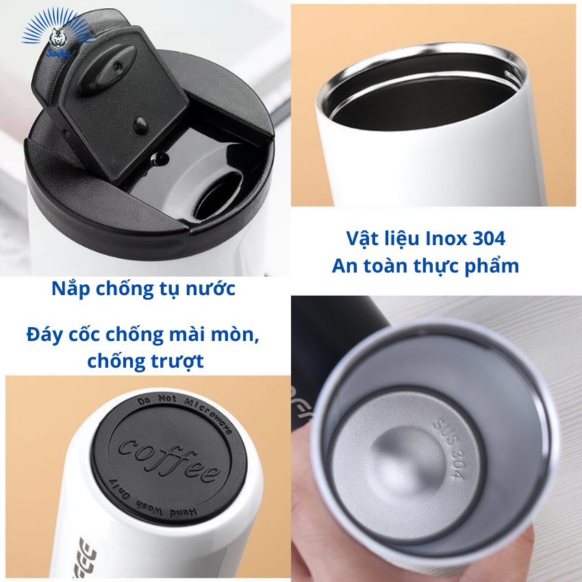 Ly Giữ Nhiệt Coffee Cute Inox 304 SOIKA SB01