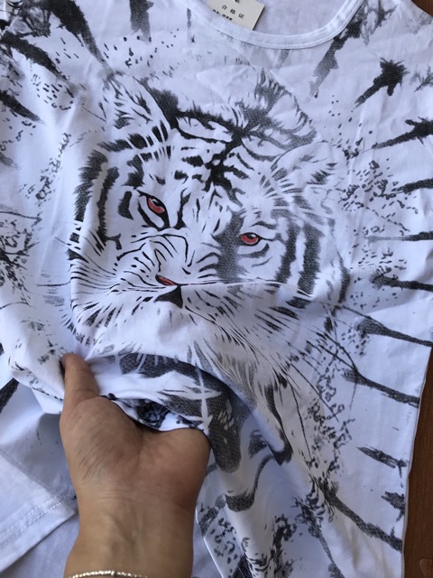 Áo thun nam hình hổ báo Áo nam Việt Hà Nội shop