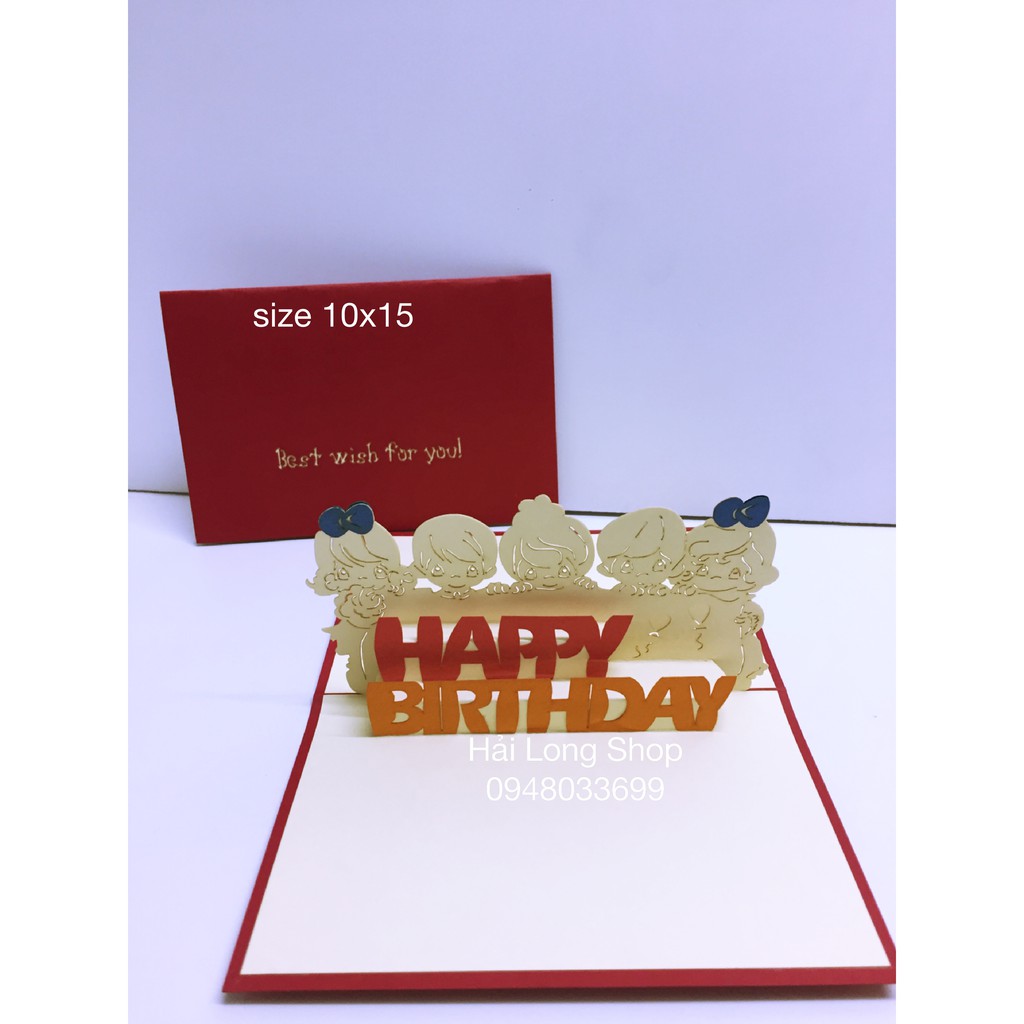 5 Em Bé - Sinh Nhật - Birthday  - Thiệp 3D | BigBuy360 - bigbuy360.vn