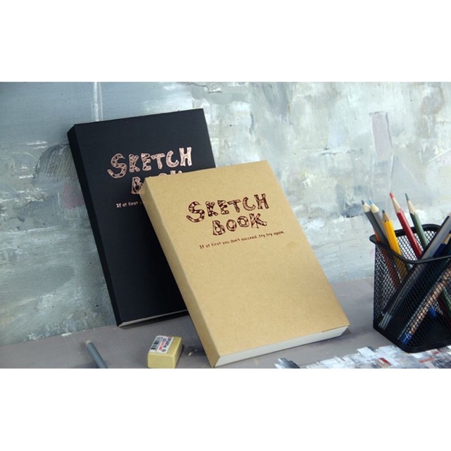 SỔ VẼ SKETCH BOOK A5/A4(siêu dày 120 tờ)