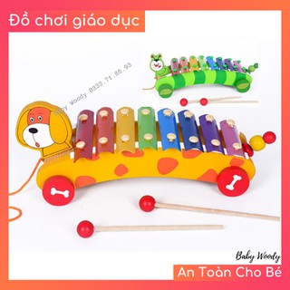 Đàn gõ 8 thanh [GỖ CAO CẤP] Đàn gõ hình con vật dễ thương