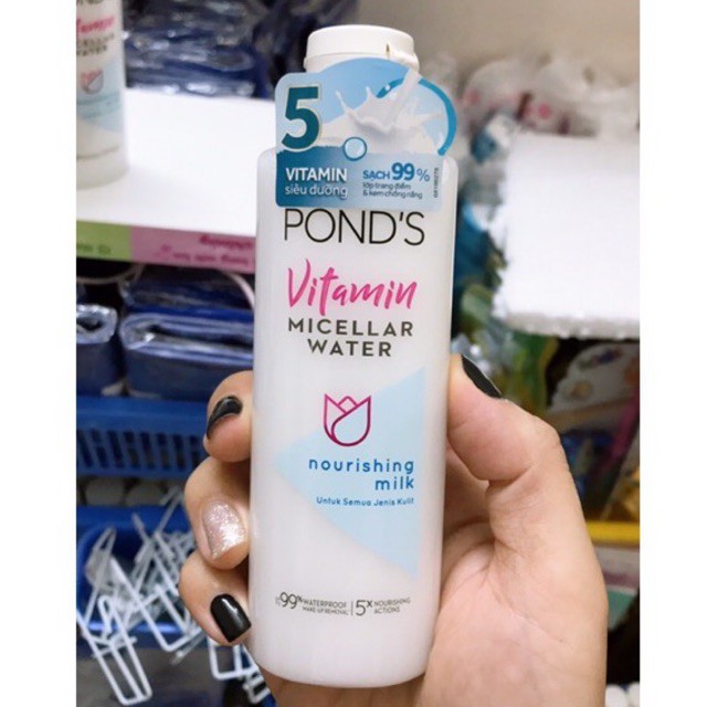 [ TINH CHẤT VITAMIN 100ml ] 💕 Nước Tẩy Trang Pond’s  tinh chất Sữa Pond's Micellar Water 100ml💕