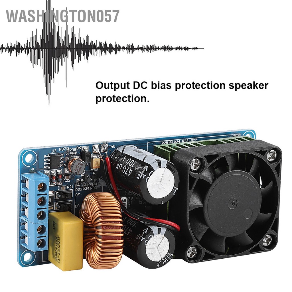 Có thể bán buôn Bảng mạch khuếch đại kỹ thuật số đơn kênh IRS2092S 500W công suất HIFI Class D Washington057 Hàng giao ngay