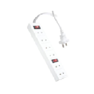 Ổ CẮM ĐIỆN QUANG DQ 001A-01 2M (6 LỔ 2 CHẤU, DÂY 2M)
