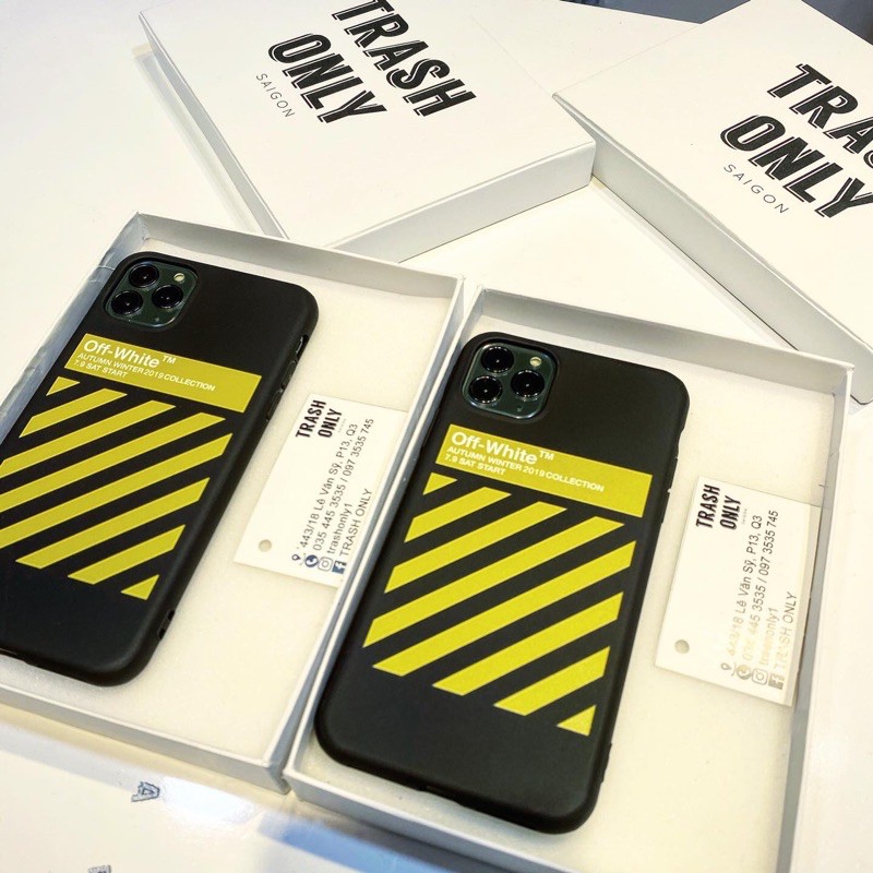 ốp lưng dt OFF WHITE Vàng
