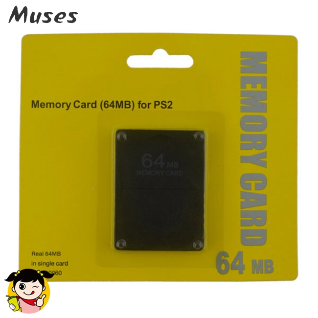 Muse07 Thẻ nhớ dành cho Sony Playstation 2 PS2 8MB 16MB 32MB 64MB 128MB 256mb