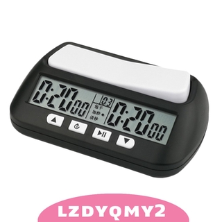 [Lzdyqmy] Đồng hồ trò chơi cờ vua Curiosity Chính xác YS-902 Đếm ngược Hẹn giờ Cờ vua Người chơi trò chơi màu đen