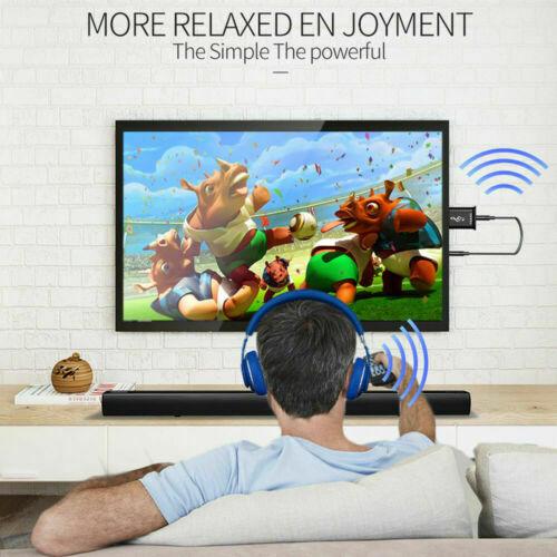 USB Bluetooth 5.0 Audio Transmitter Receiver Adapter for TV PC Car AUX Speaker