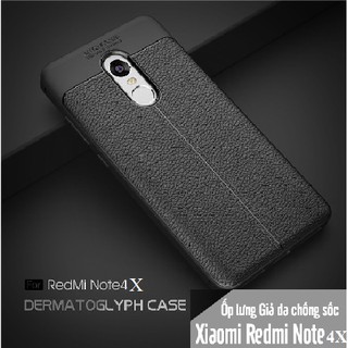 Ốp lưng Xiaomi Redmi Note 4X vân da cao cấp Auto Focus