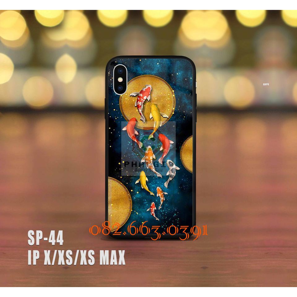 Ốp lưng IP X / XS / XS MAX hình cá koi siêu đẹp