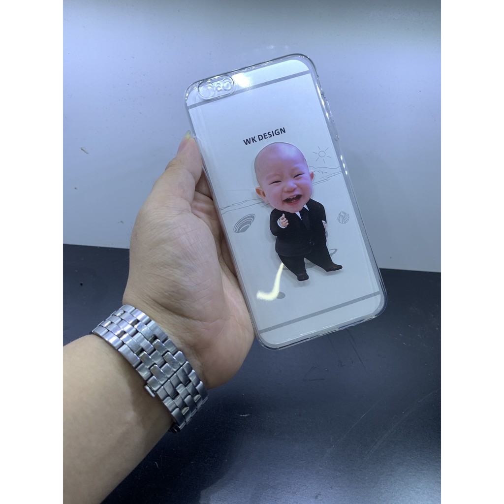 Ốp lưng điện thoại ghép ảnh trẻ em chibi ( theo yêu cầu )