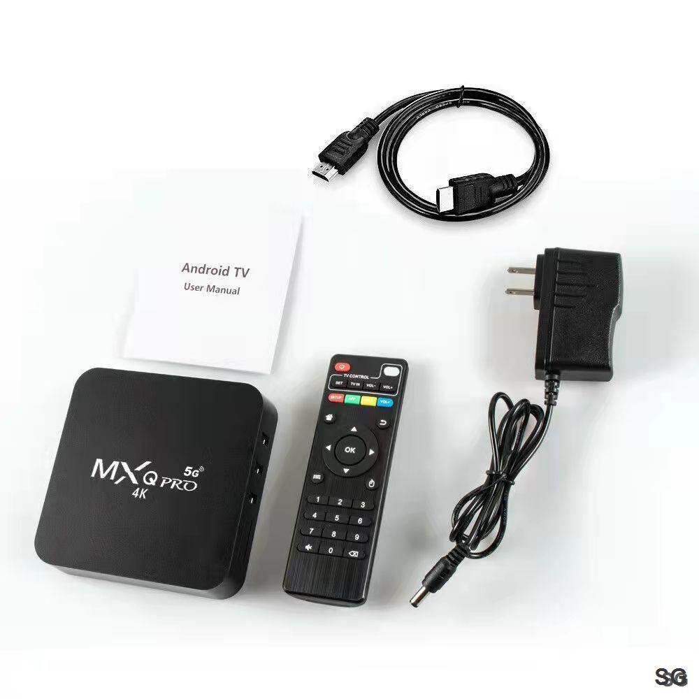 Hộp Thông Minh S905w HD set top box 4K 2.4G 8Gb / 128ggb WiFi Android 10.1 Và Phụ Kiện