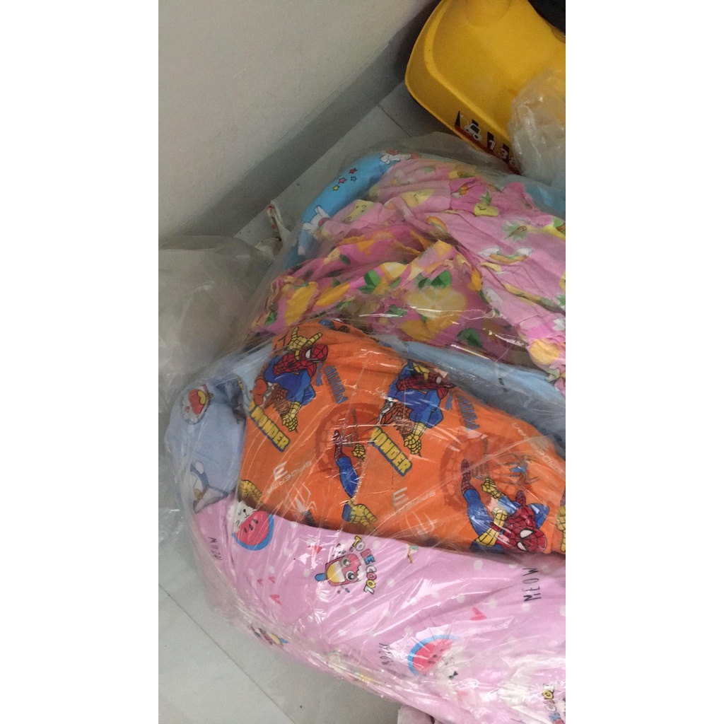 Vải lanh - Vải tôn - Vải tole nhung in hoạt tiết cho bé